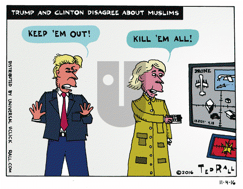 Ted Rall - Friday November 4, 2016 Comic Strip
