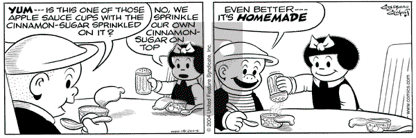 Nancy on Thursday November 18, 2004 Comic Strip