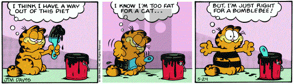 Garfield on Thursday May 24, 1984 Comic Strip