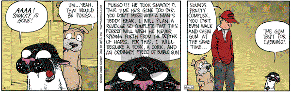 Get Fuzzy on Thursday April 10, 2003 Comic Strip