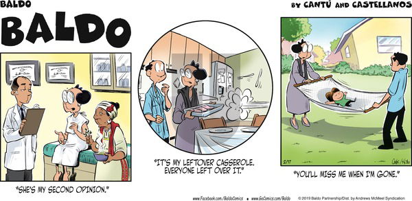 Baldo - Sunday February 17, 2019 Comic Strip