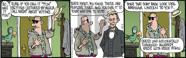 Monty - Thursday October 18, 2018 Comic Strip
