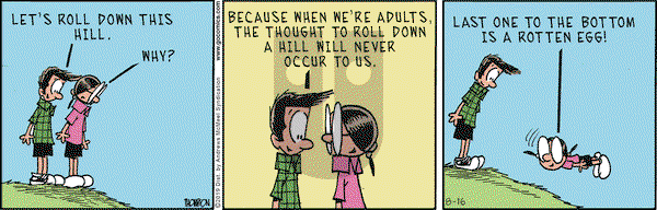 Grand Avenue on Friday August 16, 2019 Comic Strip