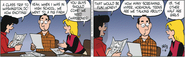 Luann on Thursday January 8, 2009 Comic Strip