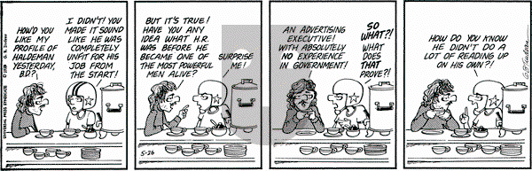 Doonesbury on Saturday May 26, 1973 Comic Strip