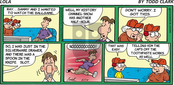 Lola on Sunday June 14, 2015 Comic Strip