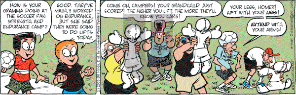 Cleats - Wednesday August 17, 2005 Comic Strip