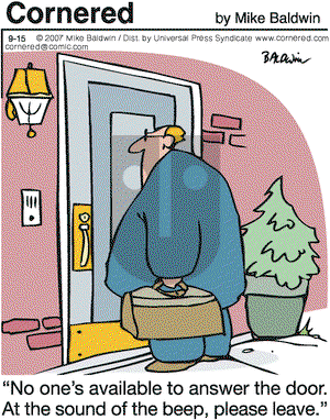 Cornered on Saturday September 15, 2007 Comic Strip