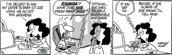 Baby Blues on Tuesday June 26, 1990 Comic Strip