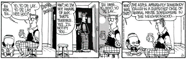 Monty on Tuesday January 27, 2004 Comic Strip