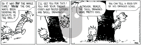 Calvin and Hobbes on Friday November 13, 1992 Comic Strip