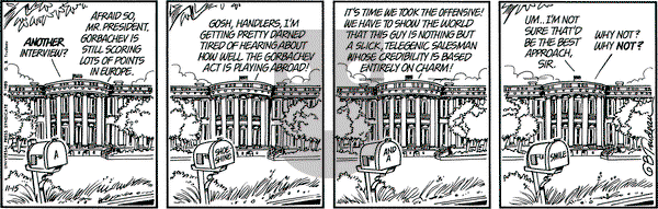 Doonesbury on Friday November 15, 1985 Comic Strip