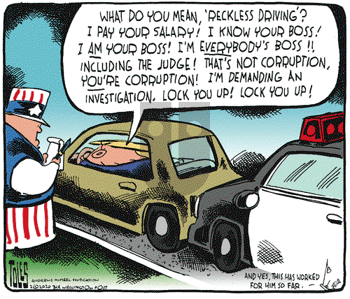 Tom Toles on Thursday February 20, 2020 Comic Strip