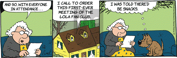 Lola on Friday December 19, 2014 Comic Strip