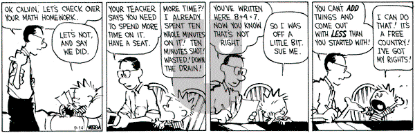Calvin and Hobbes - Saturday September 14, 2024 Comic Strip