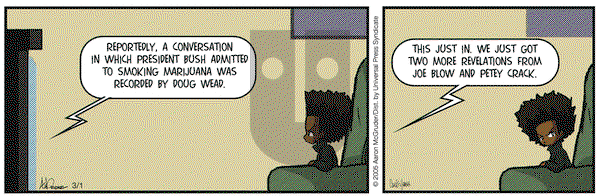 The Boondocks on Tuesday March 1, 2005 Comic Strip