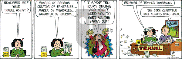 Cathy Classics on Friday July 18, 2003 Comic Strip