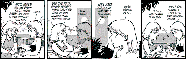 Doonesbury on Tuesday January 24, 1989 Comic Strip