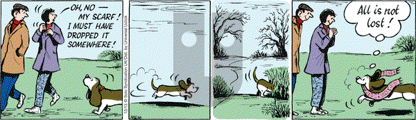 Fred Basset on Tuesday December 13, 2016 Comic Strip