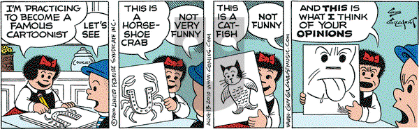 Nancy on Friday August 13, 2010 Comic Strip