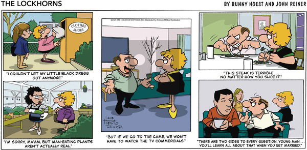 The Lockhorns on Sunday April 13, 2025 Comic Strip