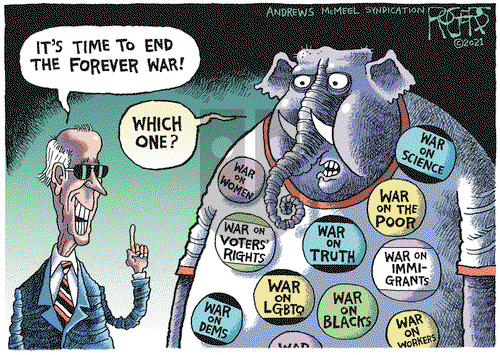 Rob Rogers on Friday April 16, 2021 Comic Strip