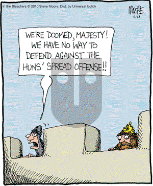 In the Bleachers on Tuesday December 28, 2010 Comic Strip