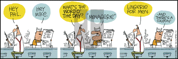 Mike du Jour - Monday July 2, 2018 Comic Strip