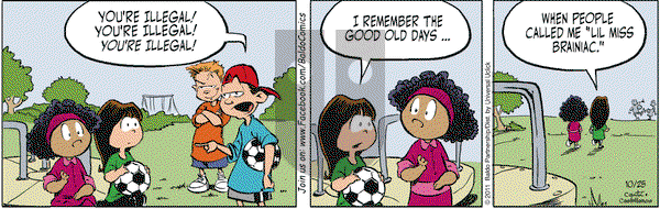 Baldo on Tuesday October 25, 2011 Comic Strip