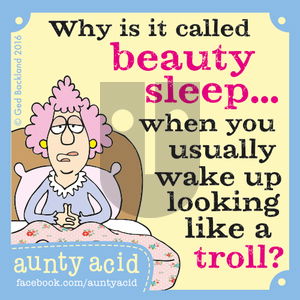 Aunty Acid on Saturday October 8, 2016 Comic Strip
