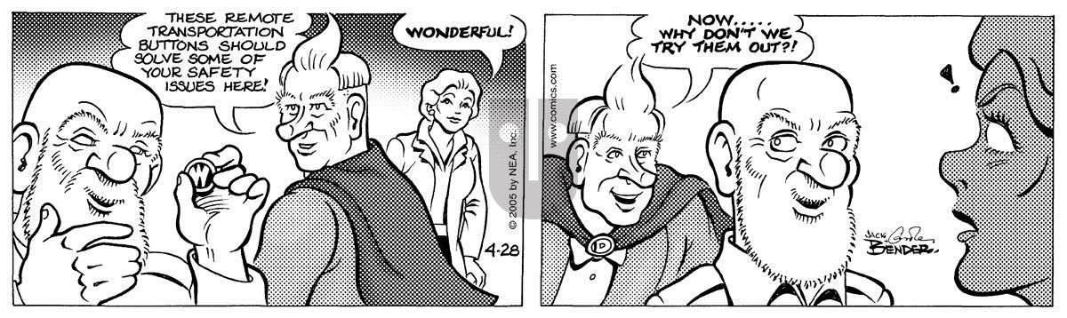 Alley Oop - Thursday April 28, 2005 Comic Strip