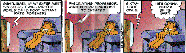 Garfield on Tuesday October 26, 2010 Comic Strip