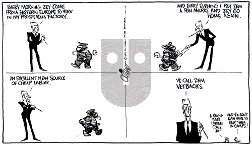Pat Oliphant on Friday December 1, 1989 Comic Strip
