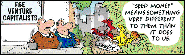 Frank and Ernest on Wednesday May 2, 2018 Comic Strip