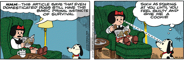 Nancy on Saturday December 5, 2009 Comic Strip