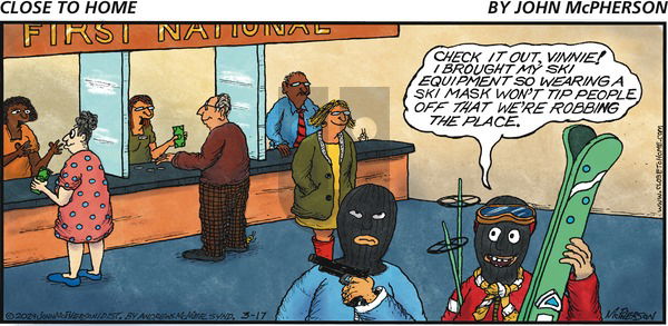 Close to Home on Sunday March 17, 2024 Comic Strip