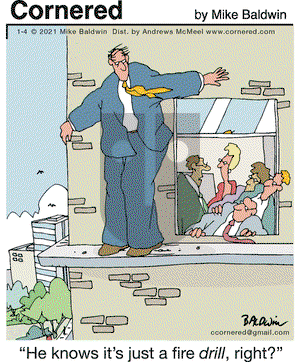 Cornered on Monday January 4, 2021 Comic Strip