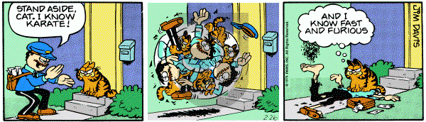 Garfield on Monday February 26, 1979 Comic Strip