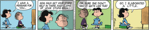 Peanuts - Monday December 29, 2014 Comic Strip