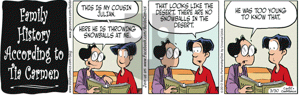 Baldo on Friday March 30, 2012 Comic Strip