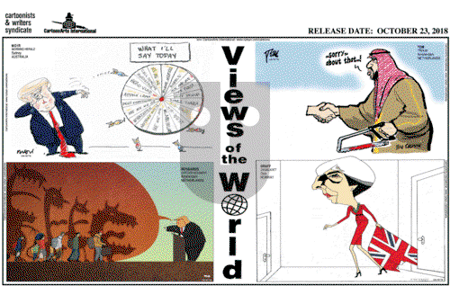 Views of the World on Tuesday October 23, 2018 Comic Strip