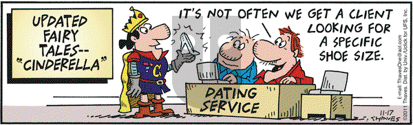 Frank and Ernest on Thursday November 17, 2011 Comic Strip