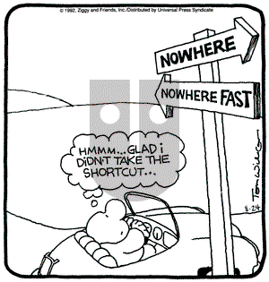 Ziggy on Monday August 24, 1992 Comic Strip