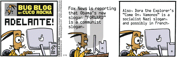 La Cucaracha on Friday May 18, 2012 Comic Strip