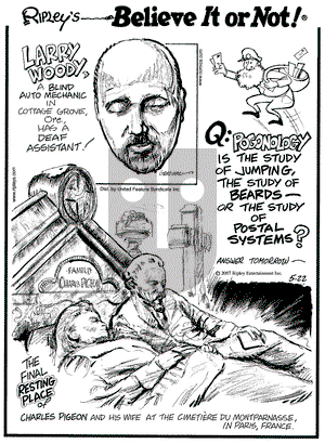 Ripley's Believe It or Not on Tuesday May 22, 2007 Comic Strip