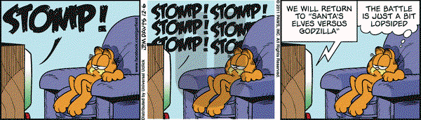 Garfield on Tuesday December 6, 2011 Comic Strip
