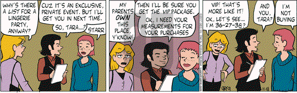 Luann on Saturday November 18, 2017 Comic Strip