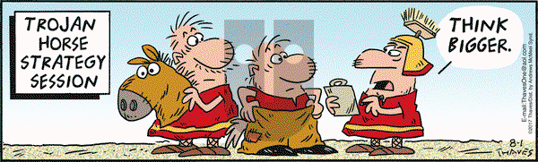 Frank and Ernest on Tuesday August 1, 2017 Comic Strip