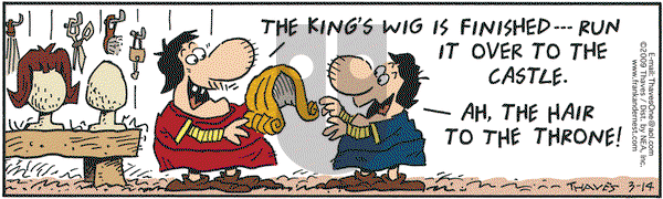 Frank and Ernest on Saturday March 14, 2009 Comic Strip