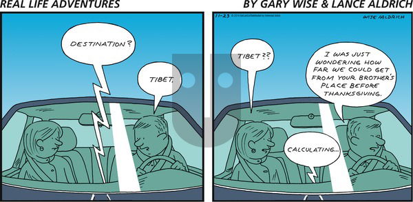 Real Life Adventures on Sunday November 23, 2014 Comic Strip